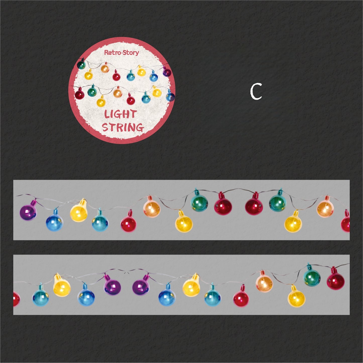 Colorful String Lights Tape