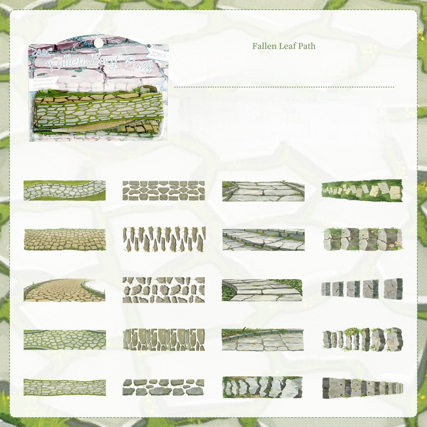 Scenery Beneath Your Feet Stickers