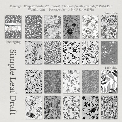 Floral Whisper Textured Papers