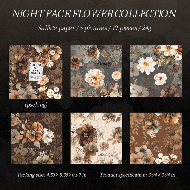 Night Bloom Stickers