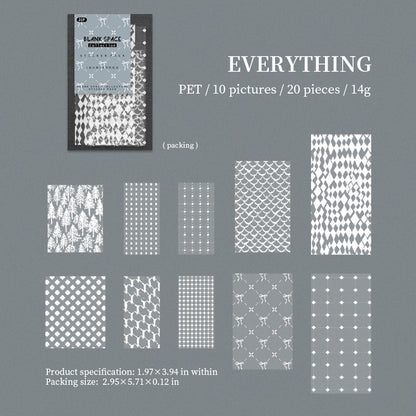 Blank Space Collection Stickers