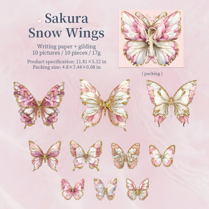 Butterflies in Water Stickers