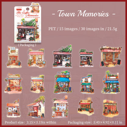 Her Coffee Memories Stickers