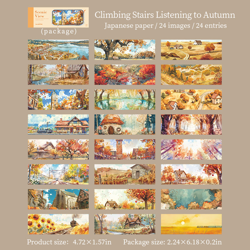 Beautiful Scenery View Sticker Book