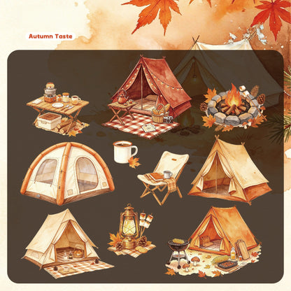 Camping Adventure Stickers