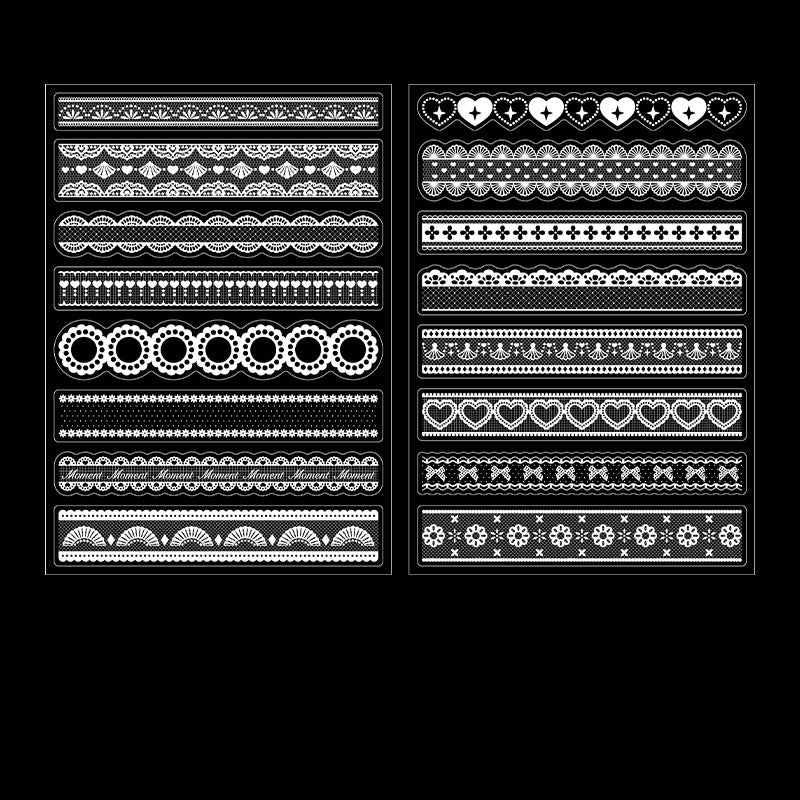 Lace Border Stickers
