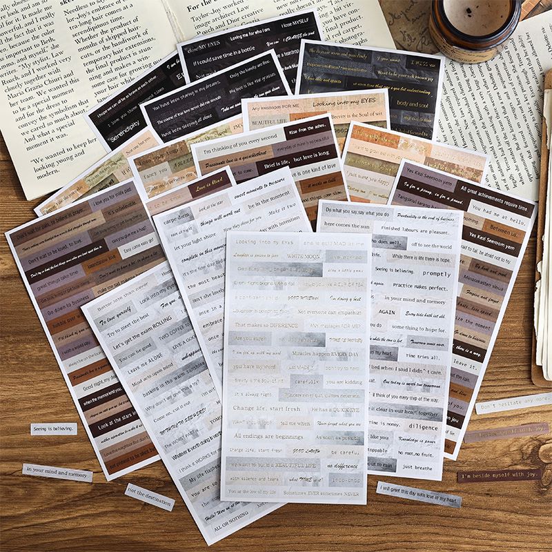 Writing Life Text Sticker – Doodle Diarys