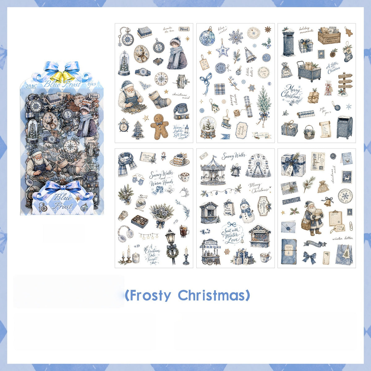 Fairy Tale Christmas Day Stickers