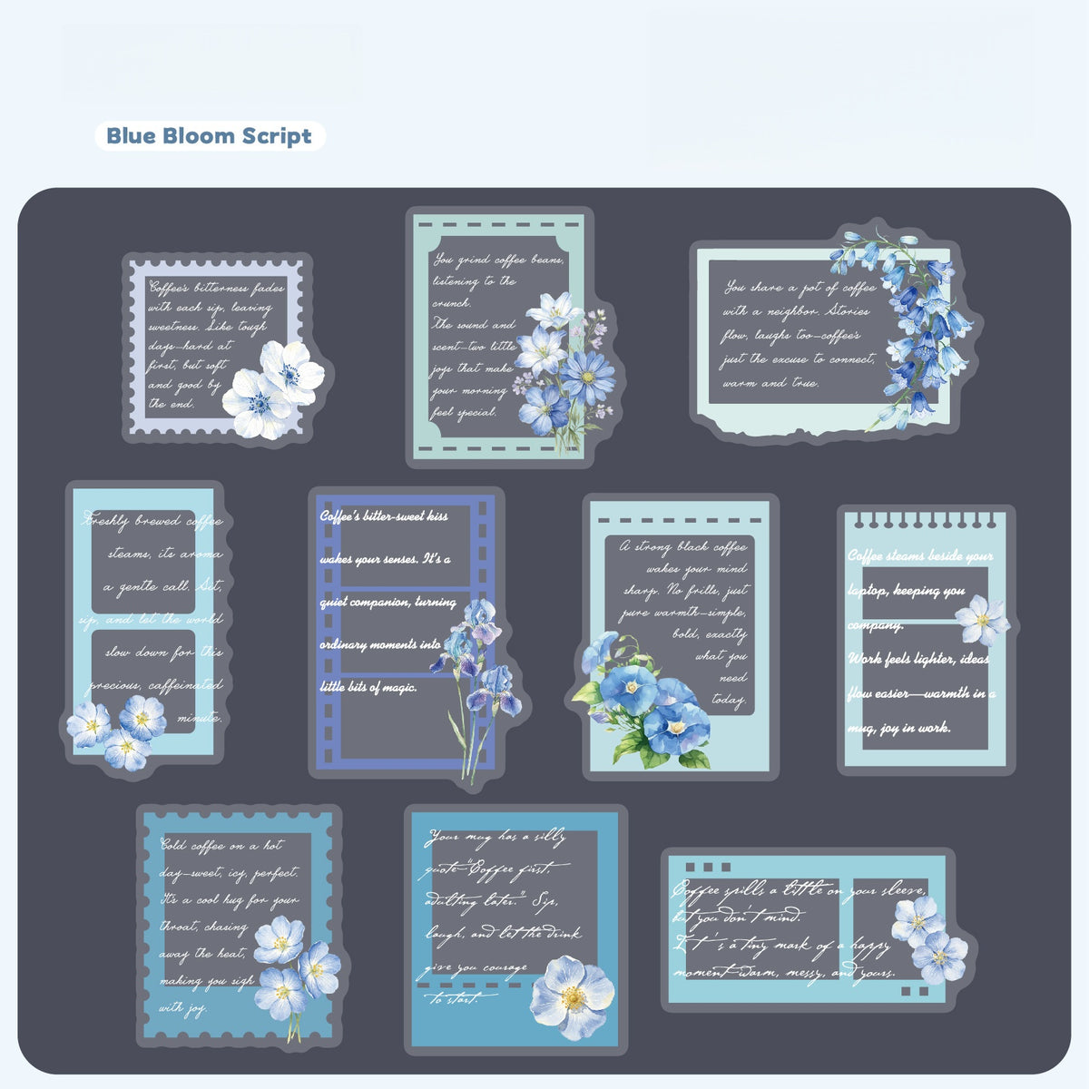 Floral Mail Stickers