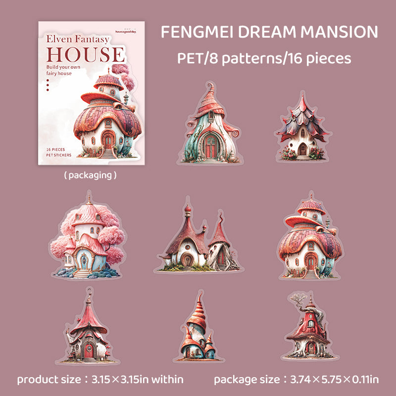 Fairy Fantasy House Stickers