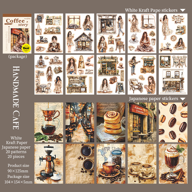 Cafe Story Sticker Book