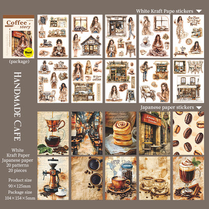 Cafe Story Sticker Book