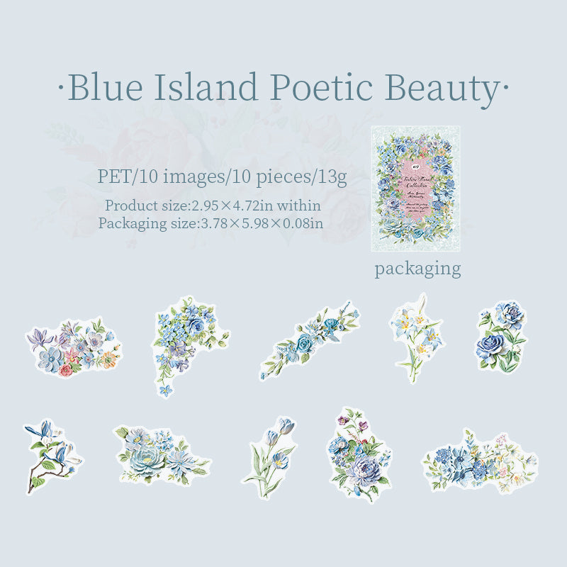 Texture Flower Collection Stickers