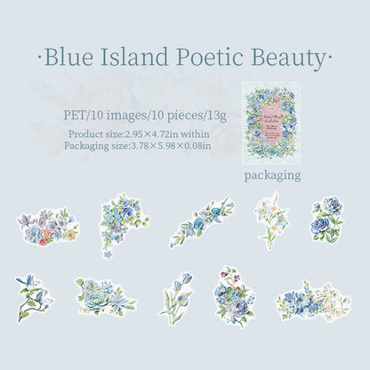 Texture Flower Collection Stickers