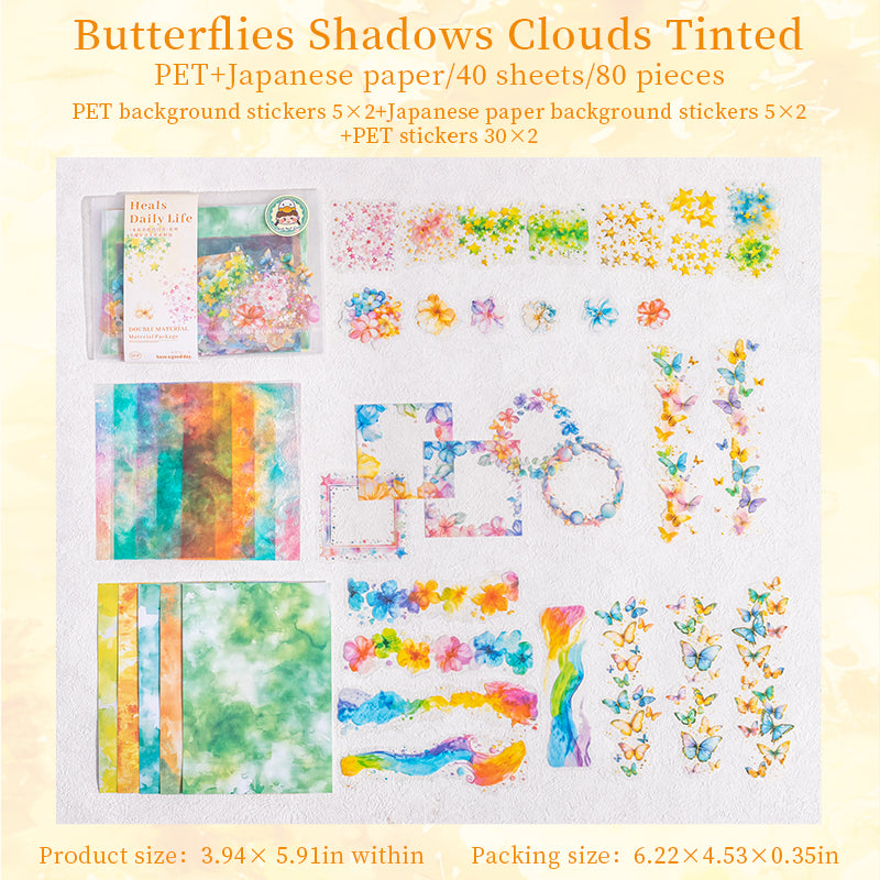 Watercolor Themed Ephemera Pack