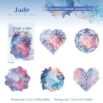 Magic Color Boundary Stickers