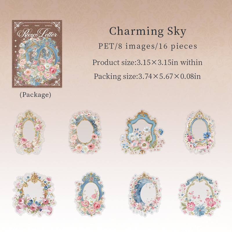 Rococo Letter Stickers