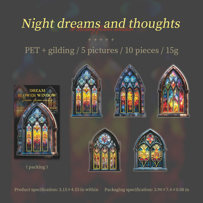 Dream Flower Window Stickers