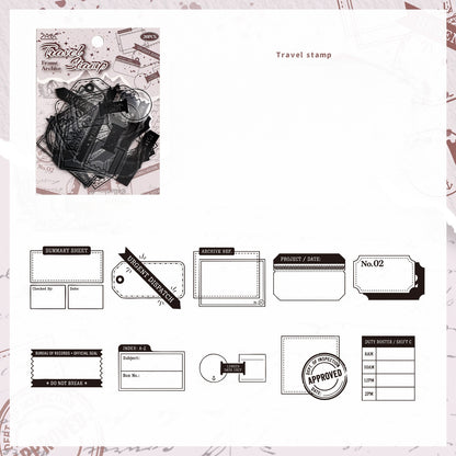 Archive Frame Words Stickers