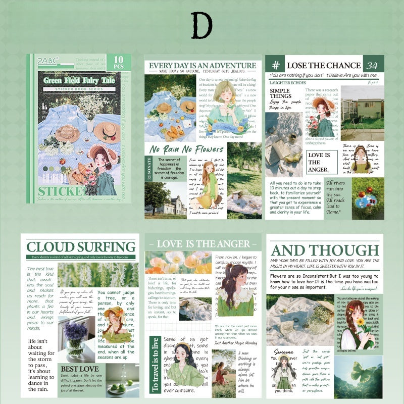 The Thoughts of a Girl Sticker Book