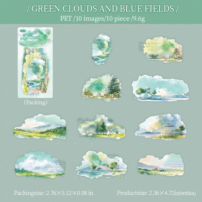 Cloudscape Scenery Stickers