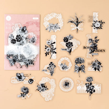 Ink Drunk in Misty Rain Stickers