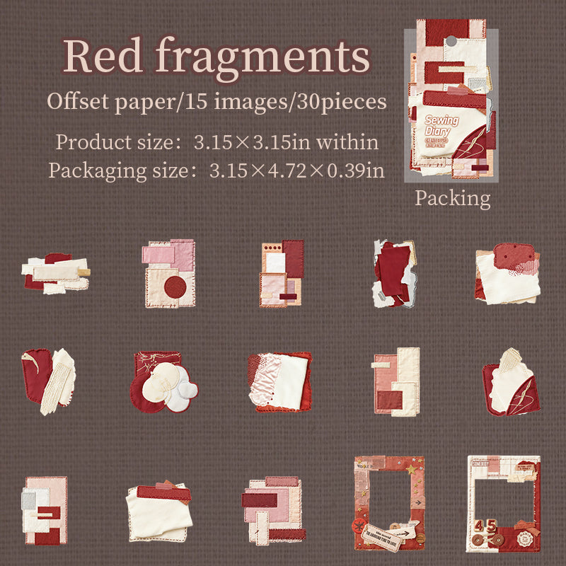 Sewing Diary Stickers