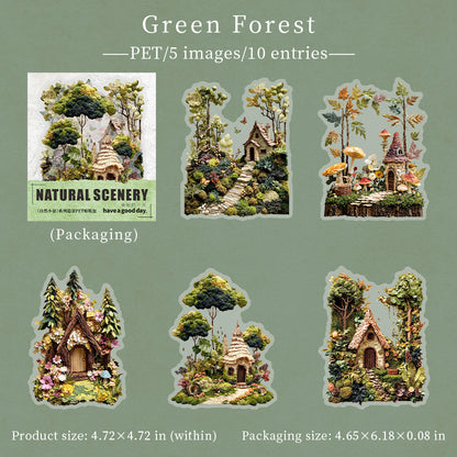 Natural Little Scenes Stickers