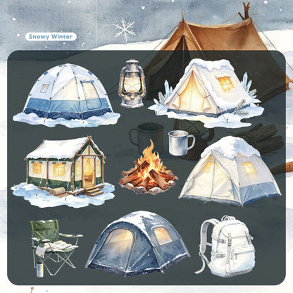 Camping Adventure Stickers