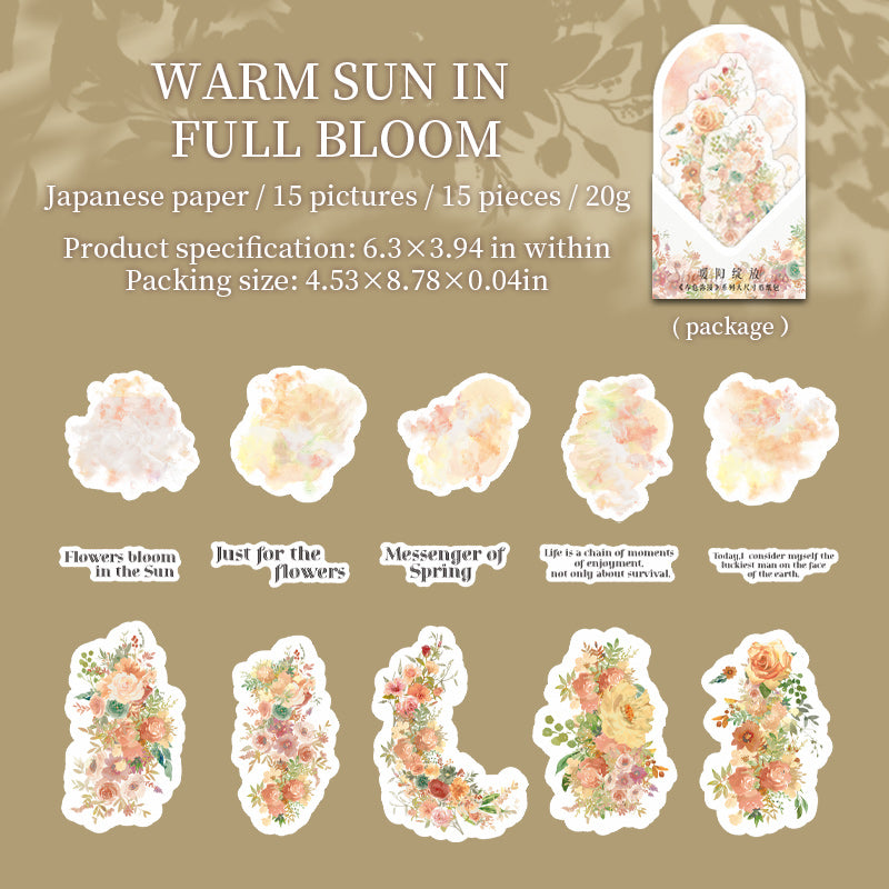 Gentle Glow of Spring Stickers