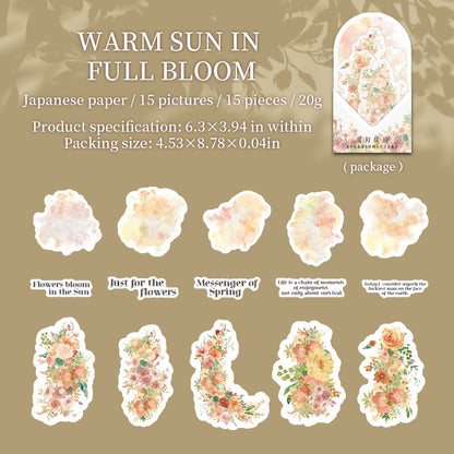 Gentle Glow of Spring Stickers