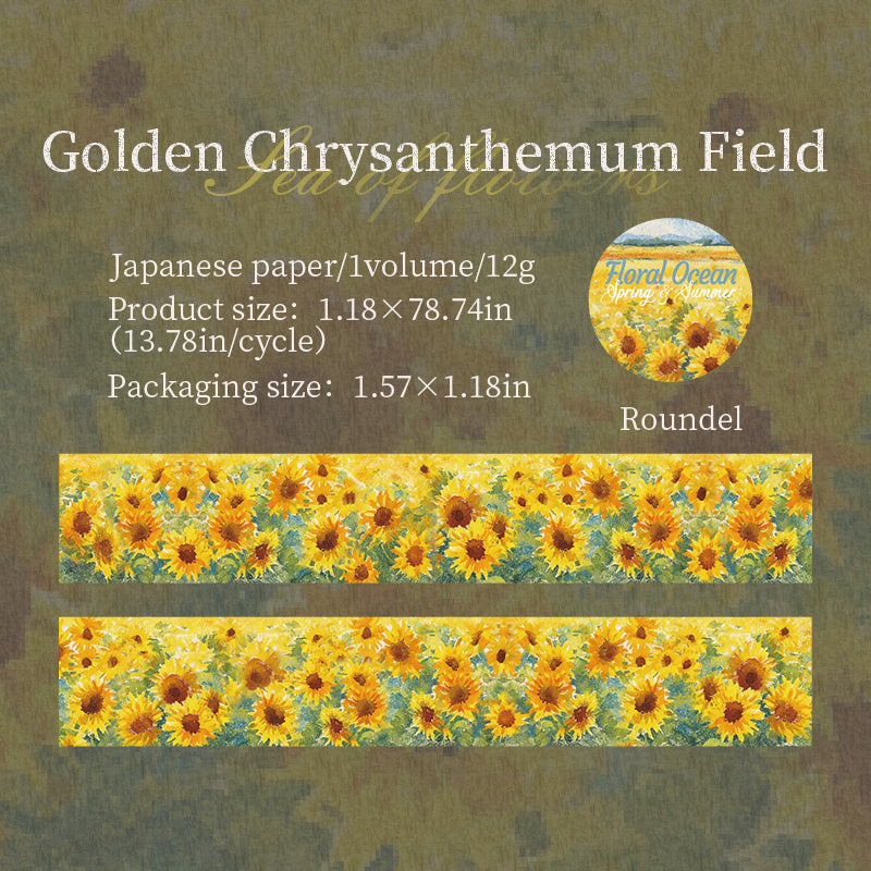 Floral Sea Washi Tape