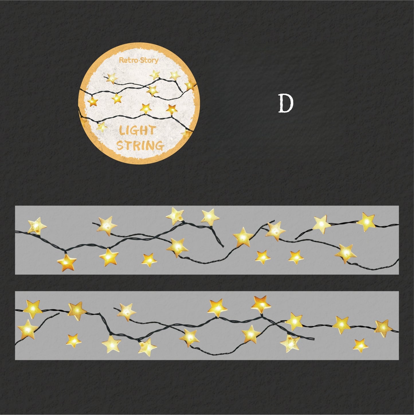 Colorful String Lights Tape