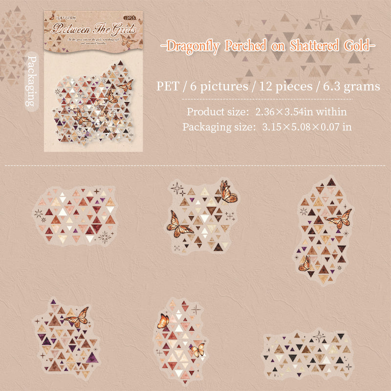 Watercolor Mosaic Stickers