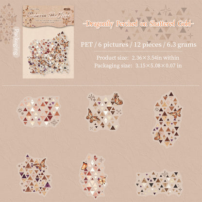Watercolor Mosaic Stickers