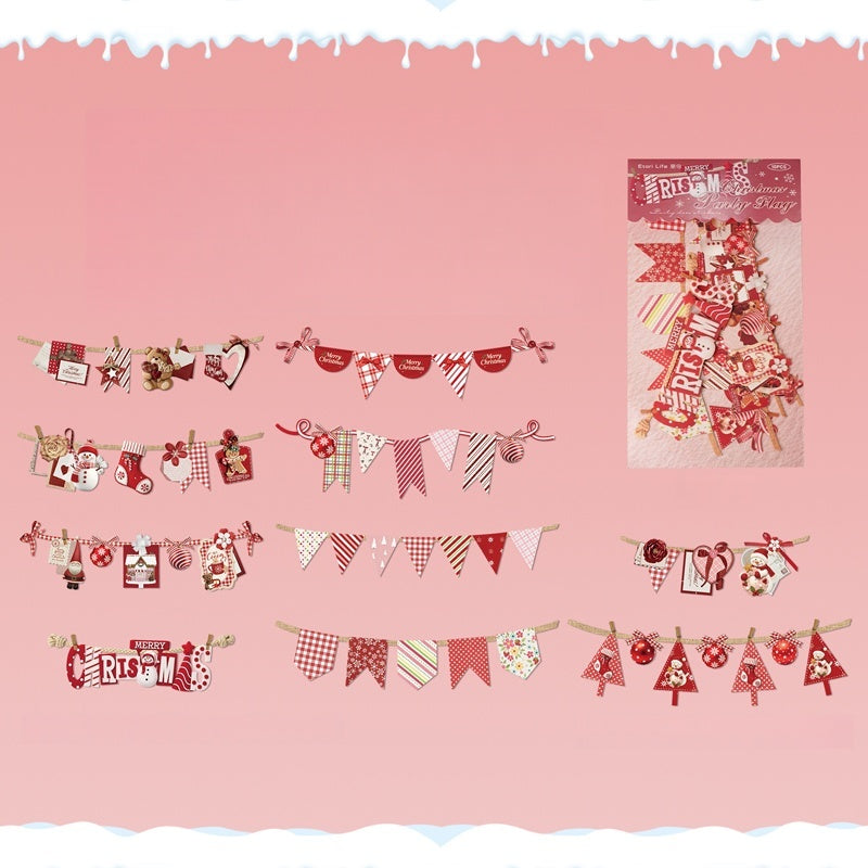 Christmas Bunting Stickers