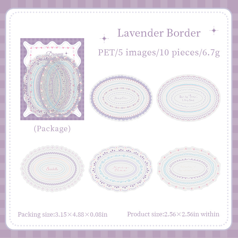 Dreamy Lace Floral Stickers