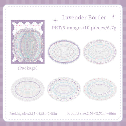 Dreamy Lace Floral Stickers