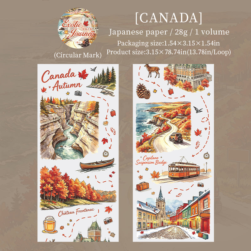 Exotic Journey Washi Tape
