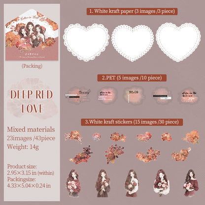 Letters from Blossoms Stickers