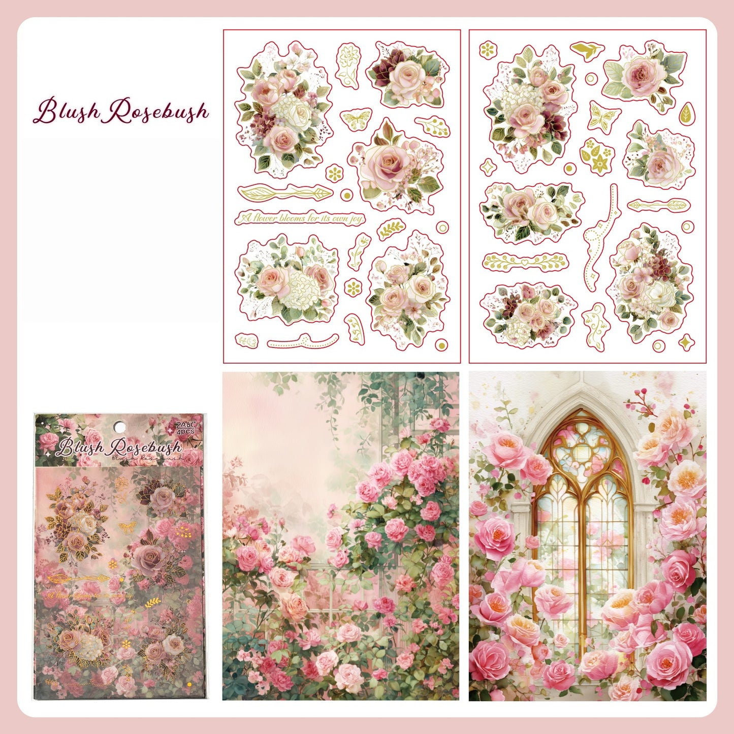 Flowers by the Window Stickers