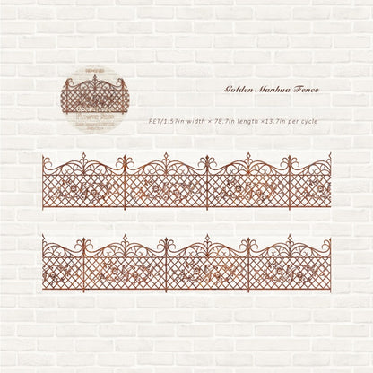 Ornate Iron Fence Tape