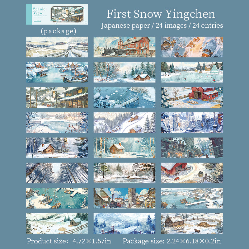 Beautiful Scenery View Sticker Book