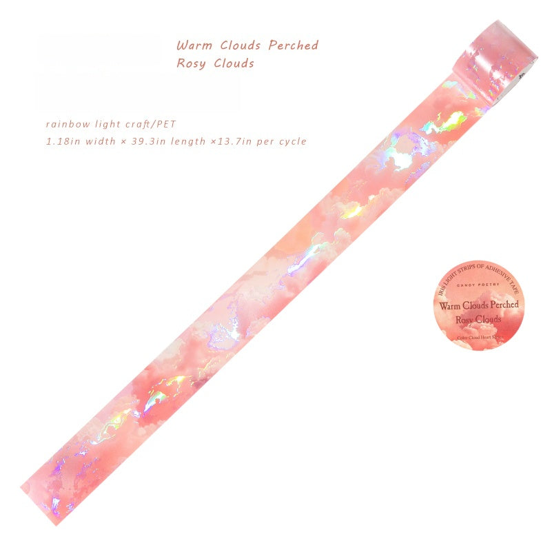 Heart of Colorful Clouds Tape