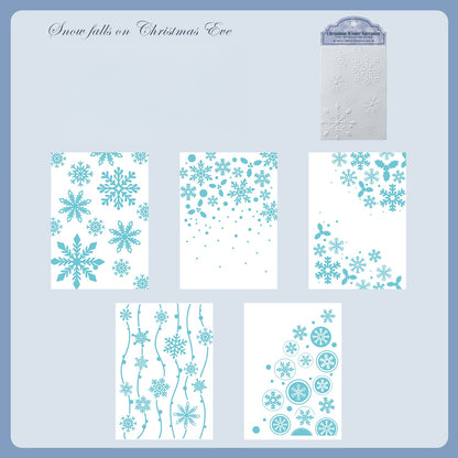Christmas Winter Tales embossed Papers