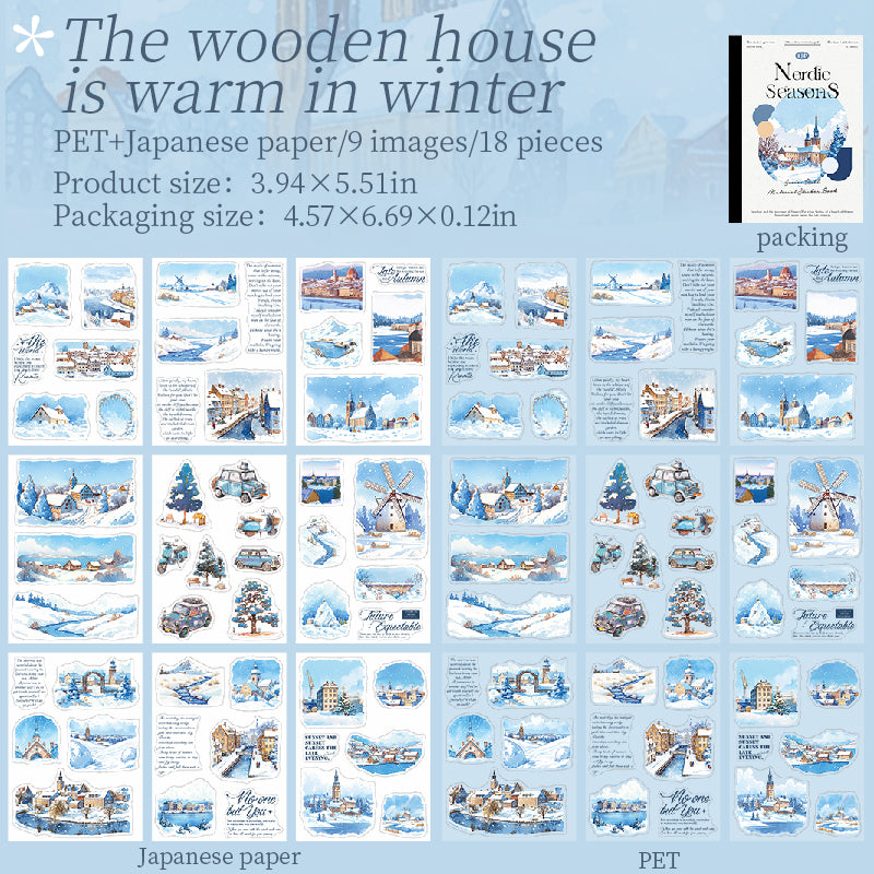 Nordic Seasons Sticker Book