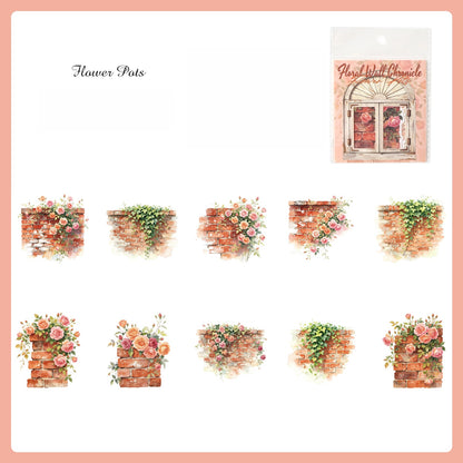 Flower Wall Chronicle Stickers