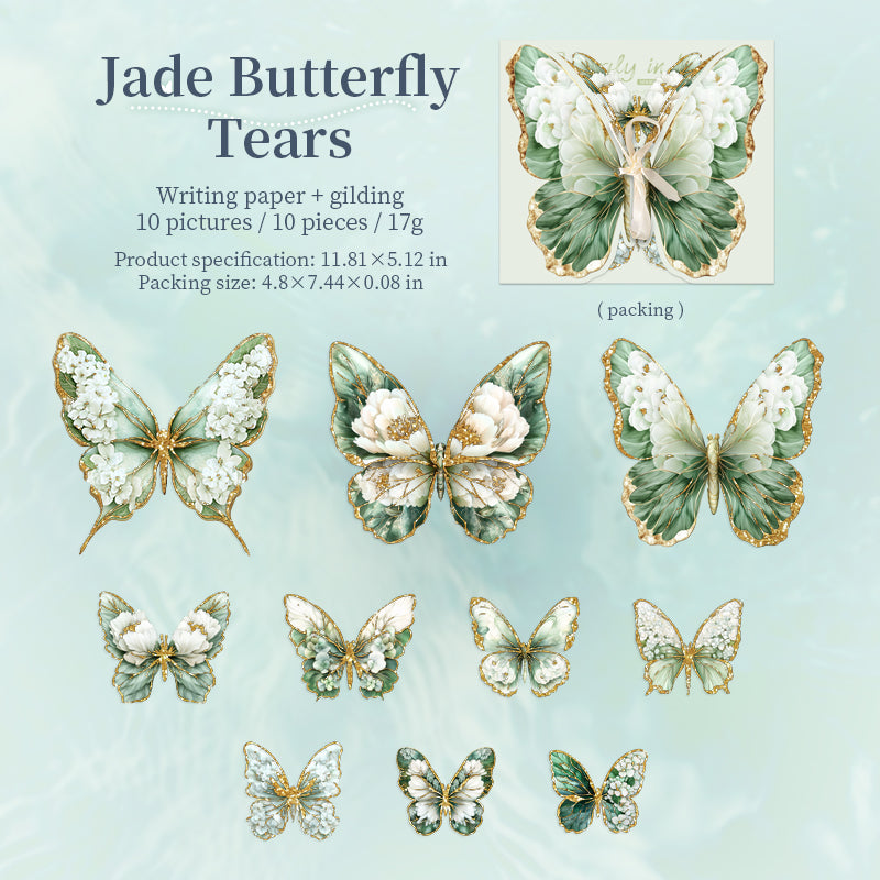 Butterflies in Water Stickers
