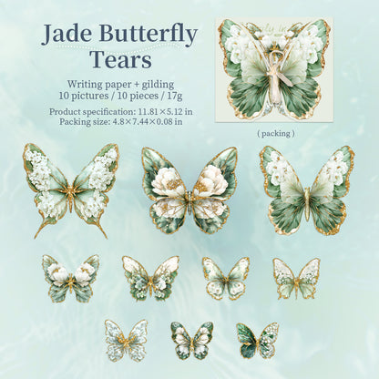 Butterflies in Water Stickers