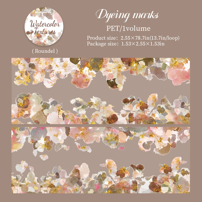 Watercolor Patterns Tape